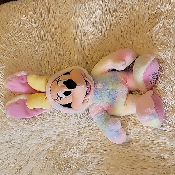 Disney Other - Disney Store Easter 2020 18" Minnie Mouse Plush Bunny Tie Dye w/Tags